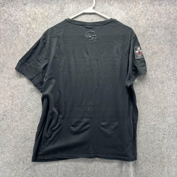 Polo Ralph Lauren Shirt Mens Large Black Custom Fit APR Graphic Bleecker Tee - Picture 2 of 11